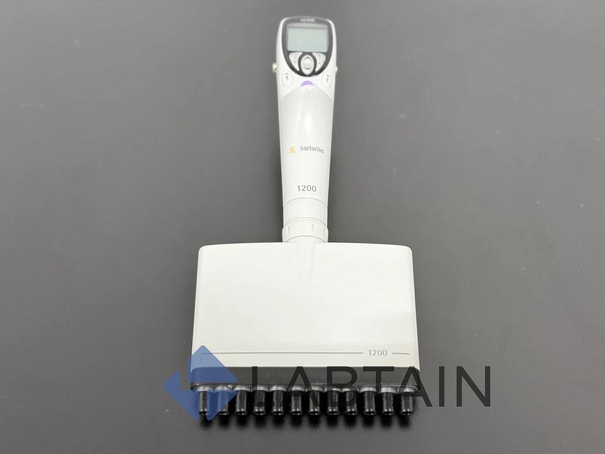 Used Sartorius eLINE 12-Channel Electronic Pipette 50-1200ul - Multichannel
