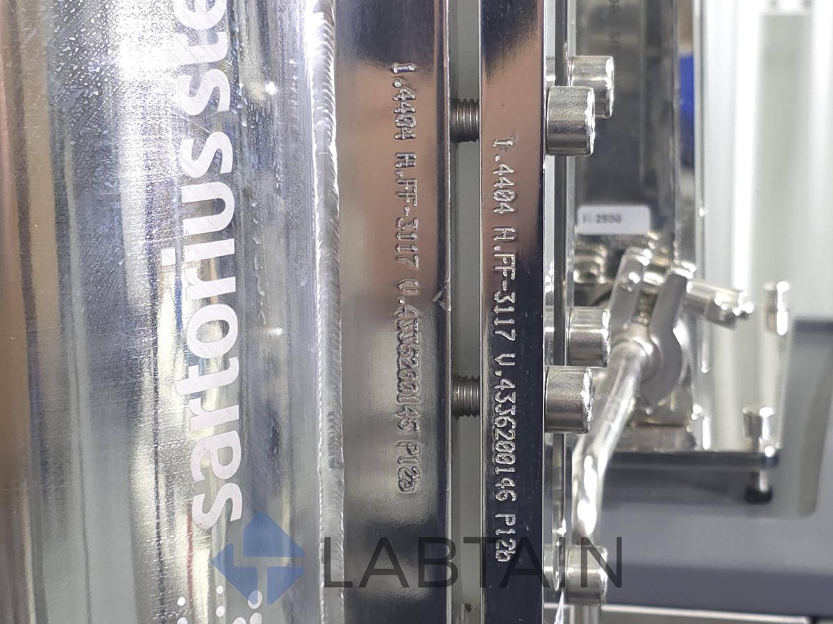 Used Sartorius Stedim SARTOFLOW Advanced Benchtop TFF Crossflow System, 10 L SS Vessel, 0.1–2.1 m², Used/Inspected