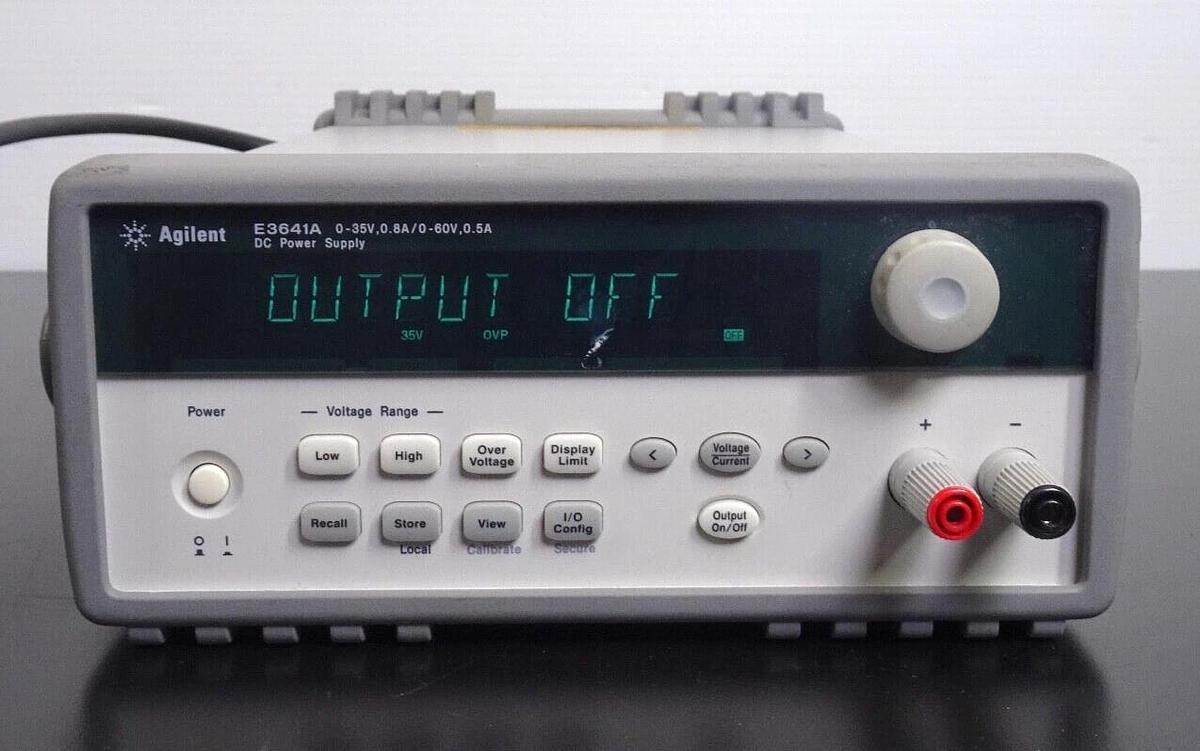 Used Agilent E3641A Programmable DC Power Supply – 0-35V, 0-60W – S/N MY54276292 – Tested