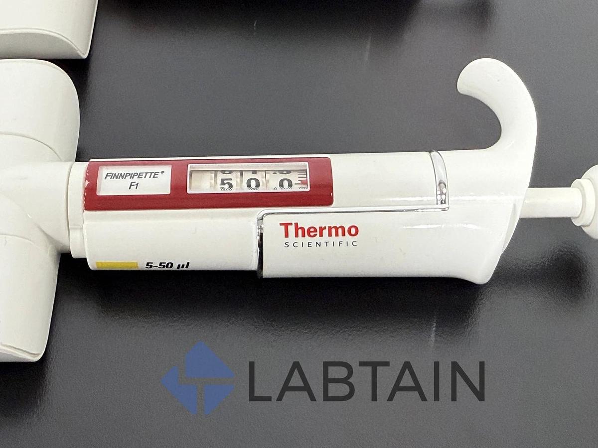 Used Lot 2 Thermo Scientific Finnpipette F1 Manual Pipettes 5-50ul and 30-300ul