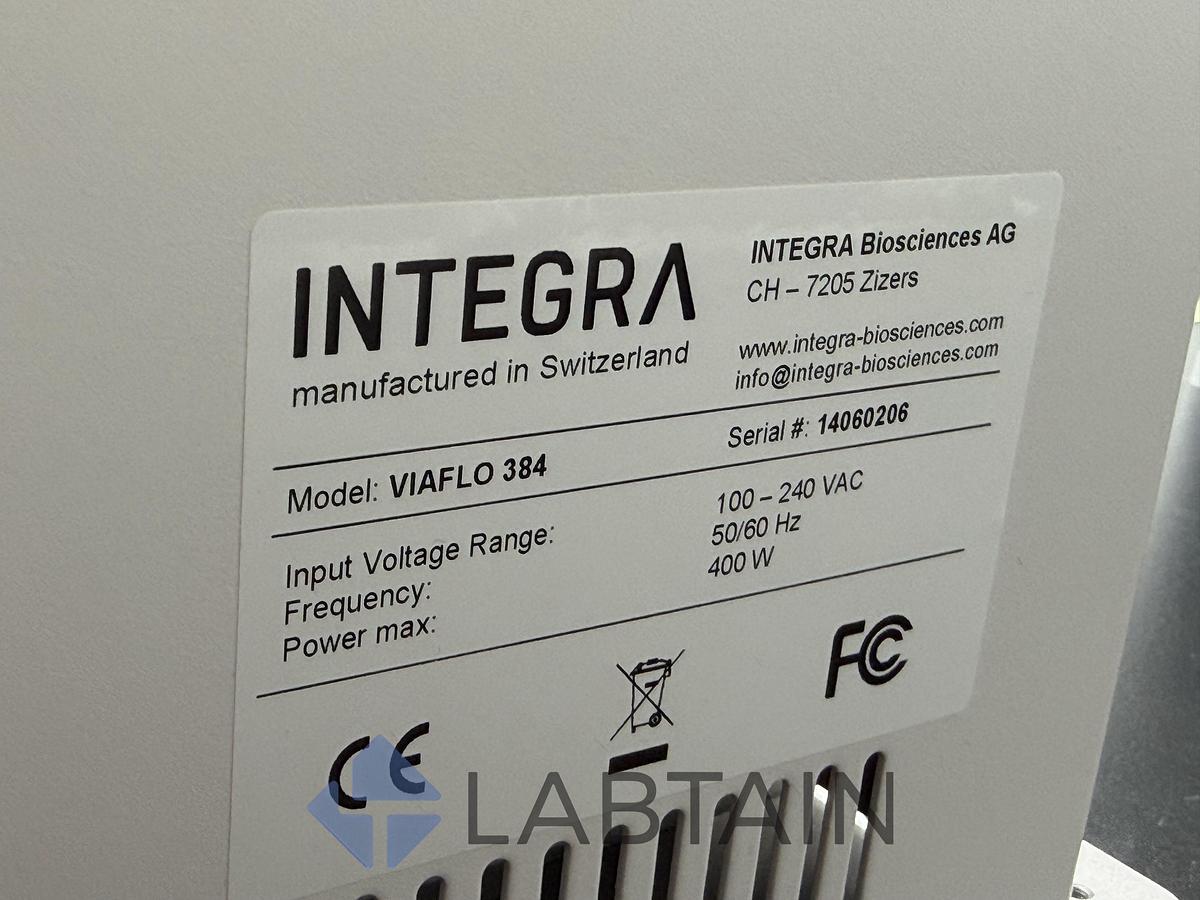 Used Integra VIAFLO 384 Handheld Electronic Pipetting System (2-Position Deck)