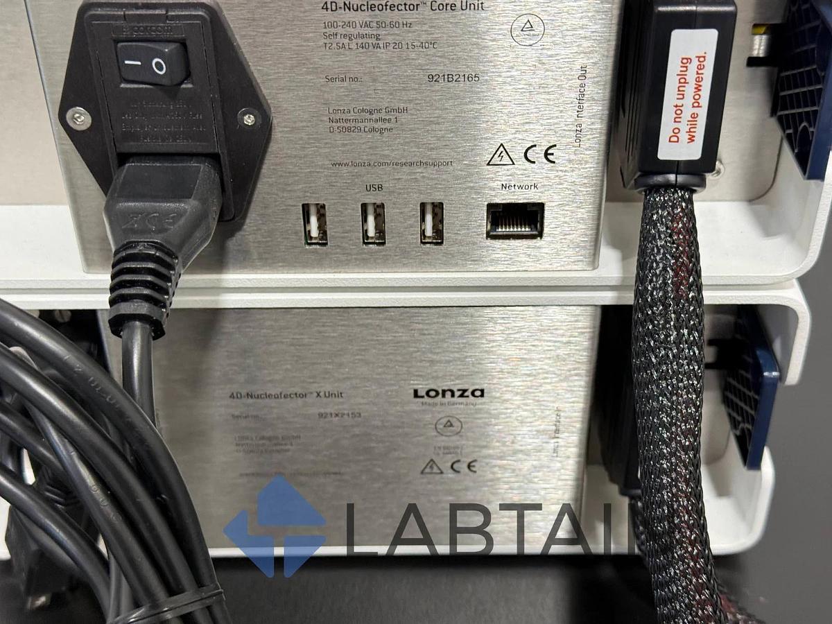 Used Lonza Nucleofector – Transfection Device for Modular 4D-Nucleofector System – Core 921B2165