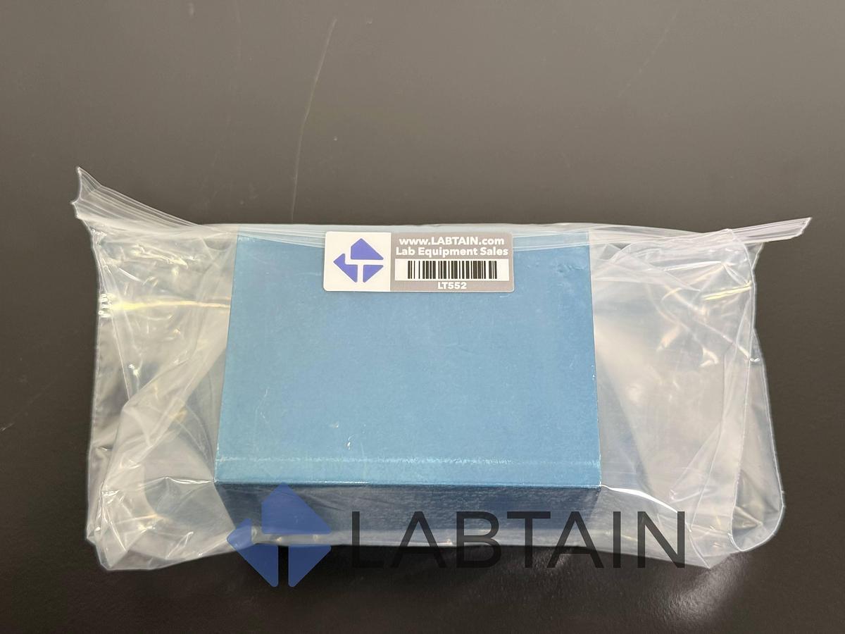 Used Aluminum 20-Place Dry Bath Heating Block – 11 mm ID Holes Blue – Designed for 10 mm Tubes – Used