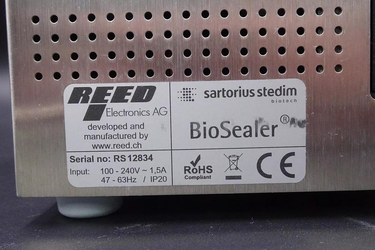 Used Sartorius Stedim Biotech BioSealer – Automated Tube Sealer – S/N RS12834