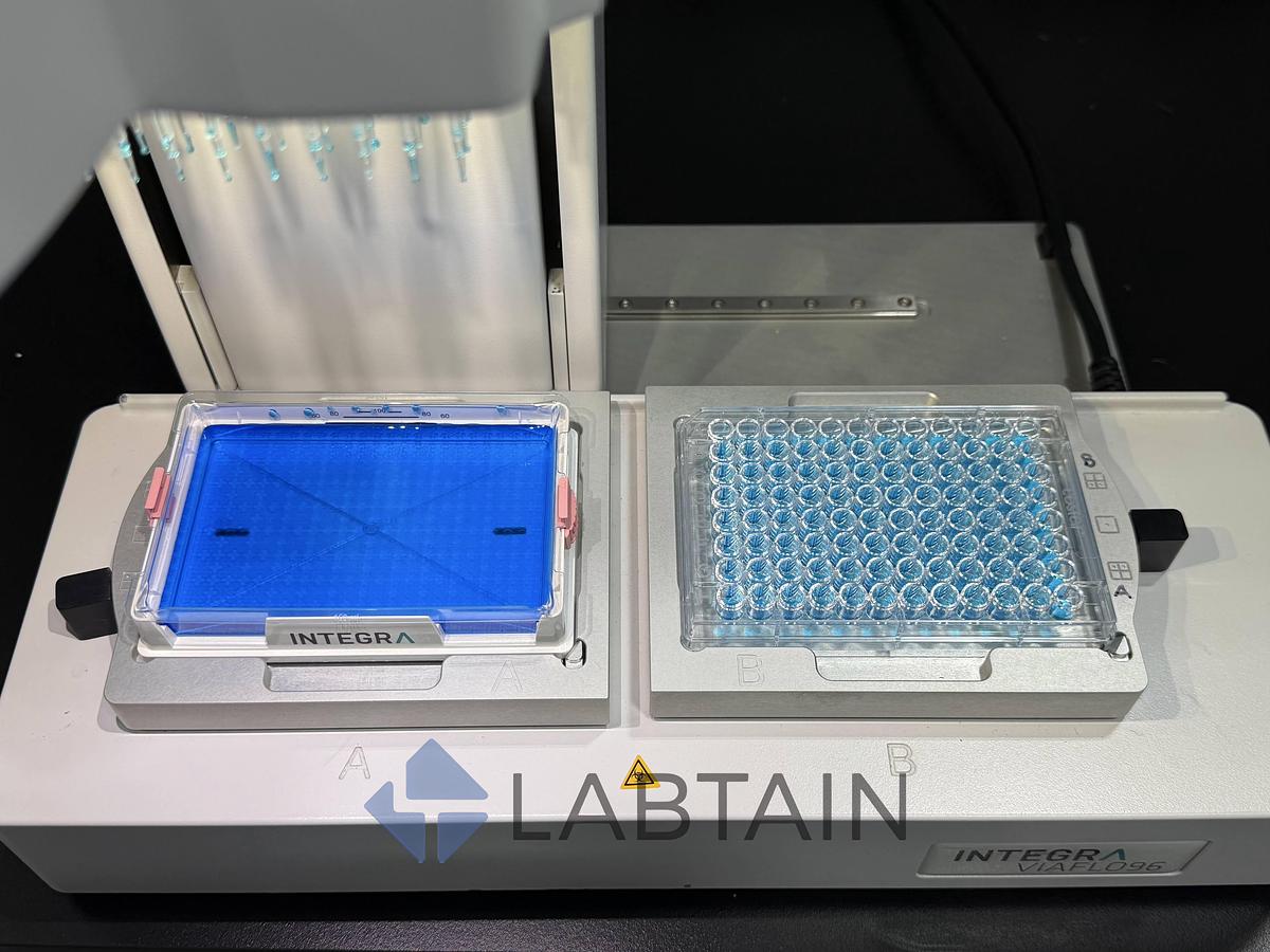 Used INTEGRA VIAFLO 96 Electronic Pipette System w/ 125µL Head Used/Tested