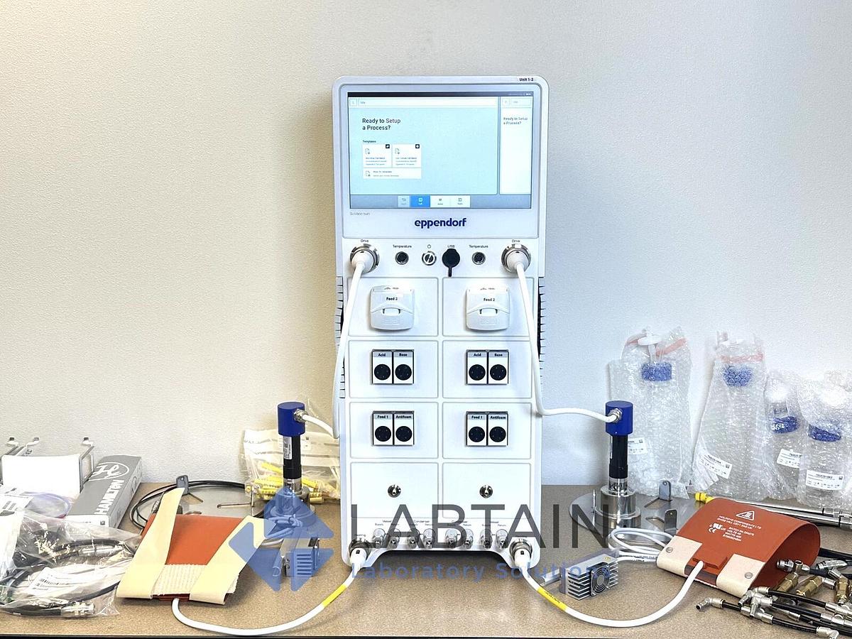 Used Eppendorf SciVario Twin Fermenter/Bioreactor System -