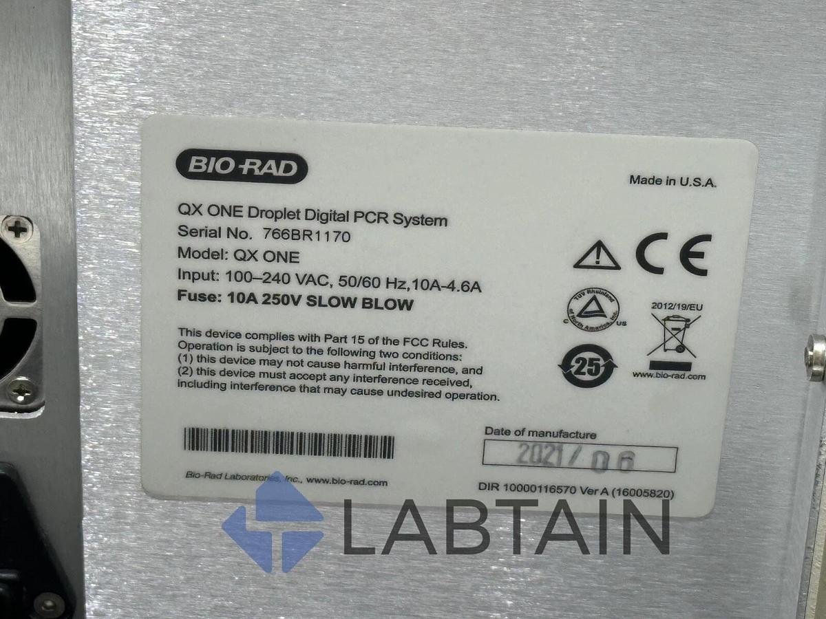 Used Bio-Rad QX ONE Droplet Digital PCR System ddPCR – 2021 – Used – Tested