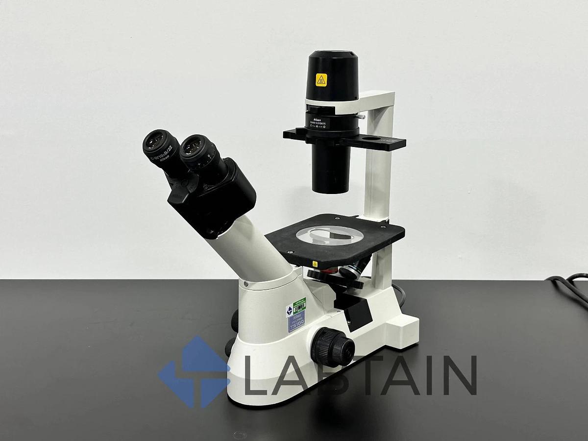 Used Nikon Microscope Eclipse TS100 with Phase Contrast Tissue Culture