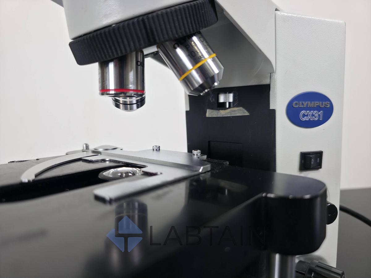 Used Olympus CX31 Binocular Biological Microscope UIS2 Infinity Optics 4x-100x Used