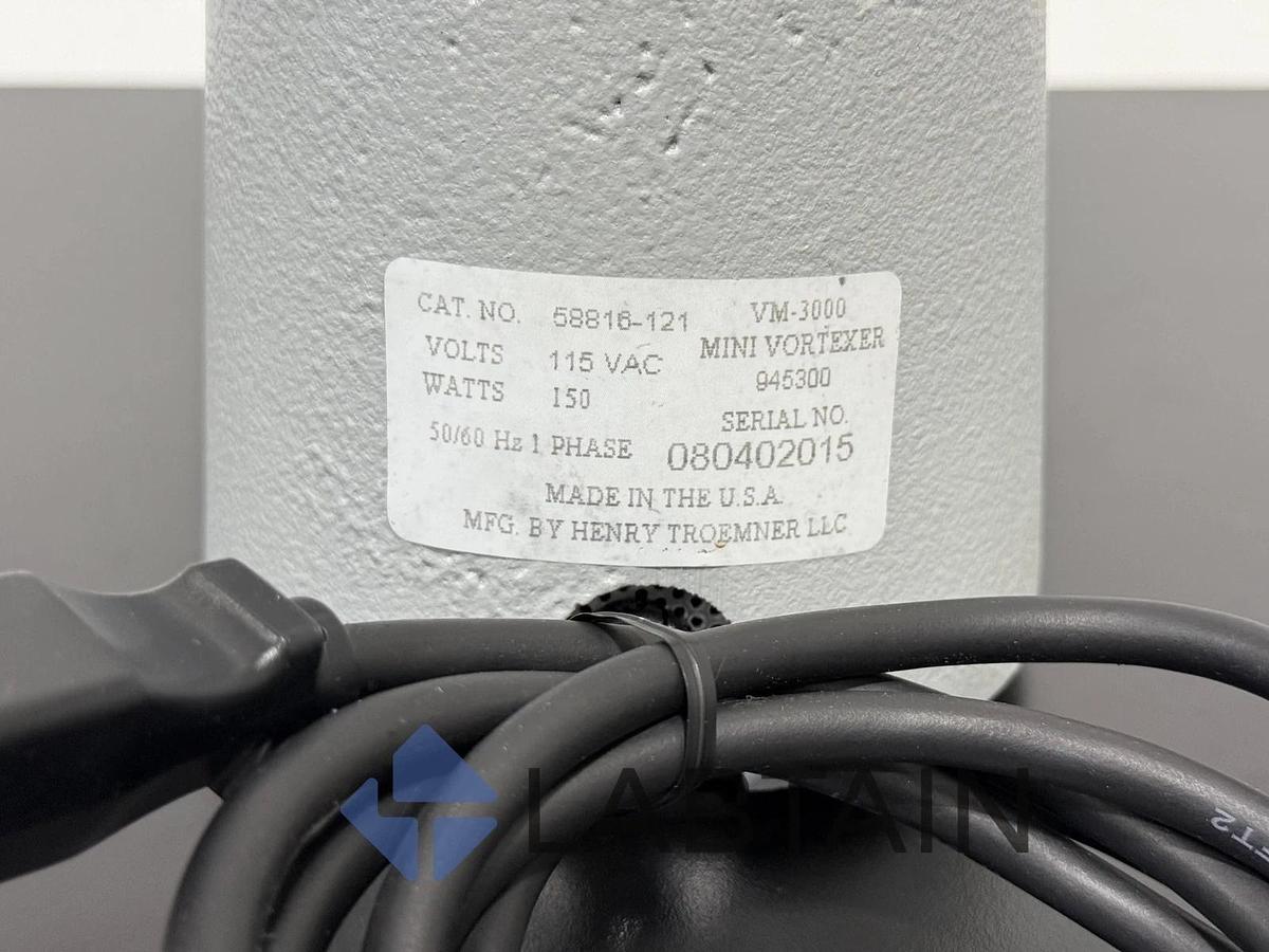 Used VWR VM-3000 Mini Vortexer – Analog Variable-Speed Mixer – Compact Lab Shaker