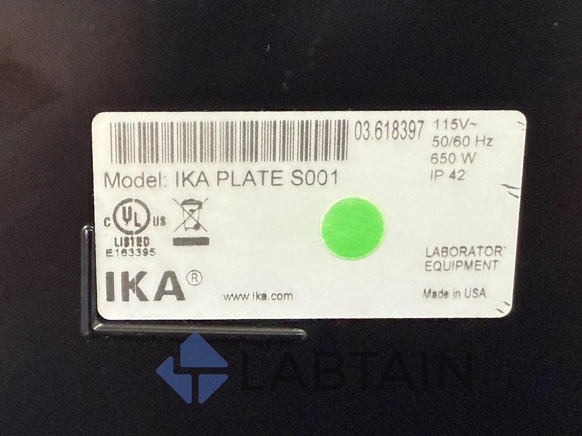Used IKA PLATE S001 Digital Heating Magnetic Stirrer | 03.618397