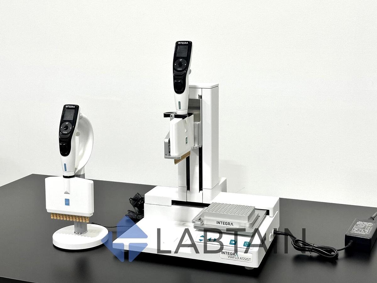 Used Integra VIAFLO Assist Pipetting Robot w/ 2x 300uL, 1250uL Multichannel Pipette