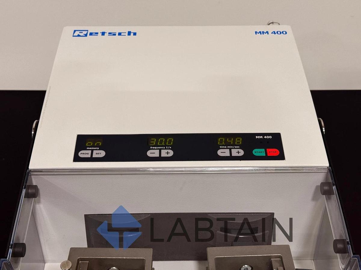Used Retsch MM 400 Mixer Mill | P/N 20.745.0001