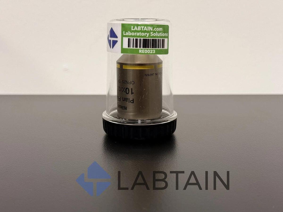 Used Nikon Plan Fluor Microscope Objective 10x/0.30