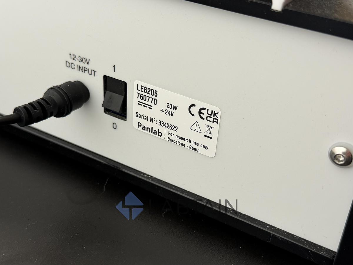 Used PANLAB | HARVARD APPARATUS LE8205 ROTA ROD TOUCH — 5-LANE RODENT ROTAROD WITH CALIBRATION CERTIFICATE