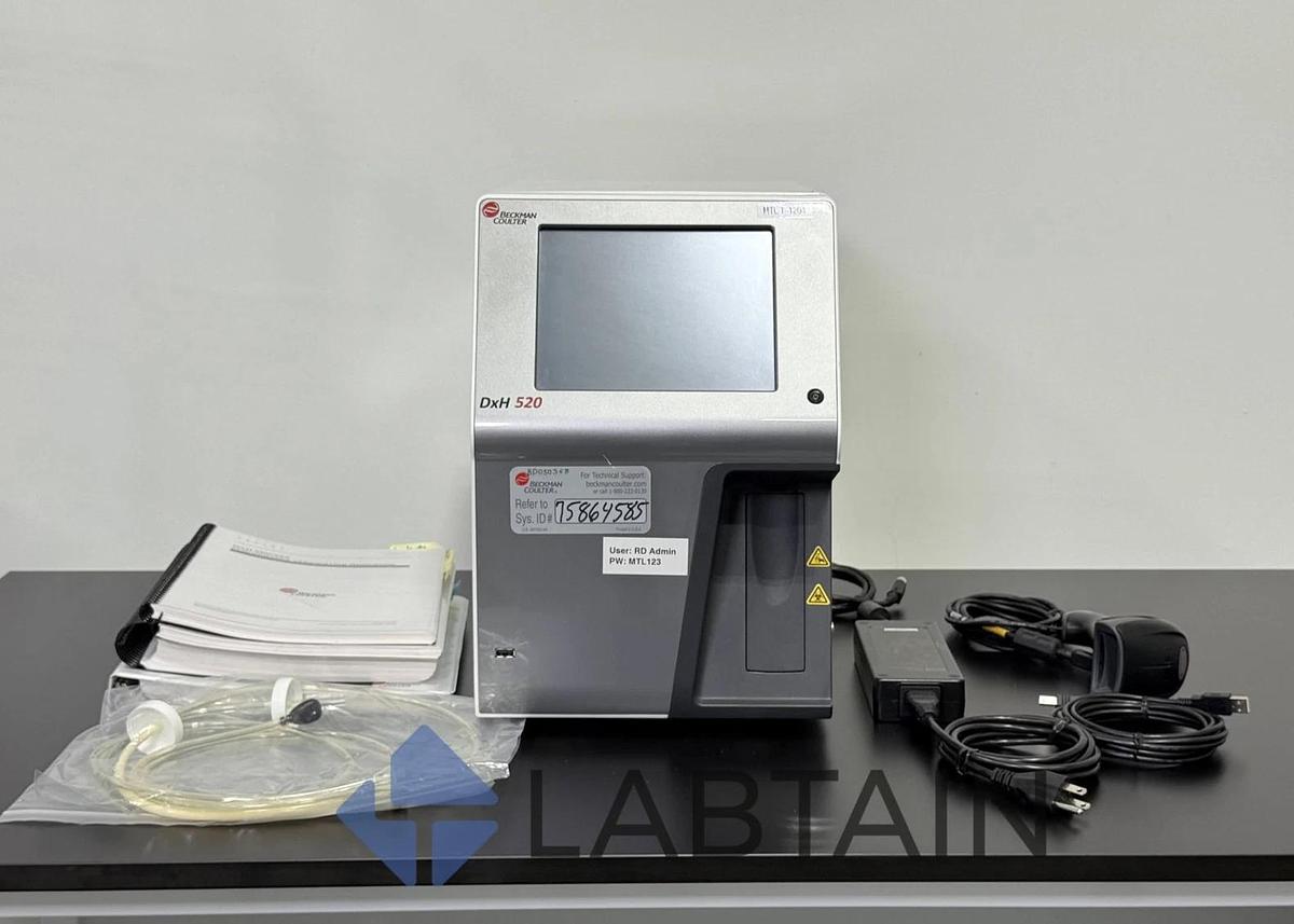 Used Beckman Coulter DxH 520 Hematology Analyzer - Model B40602