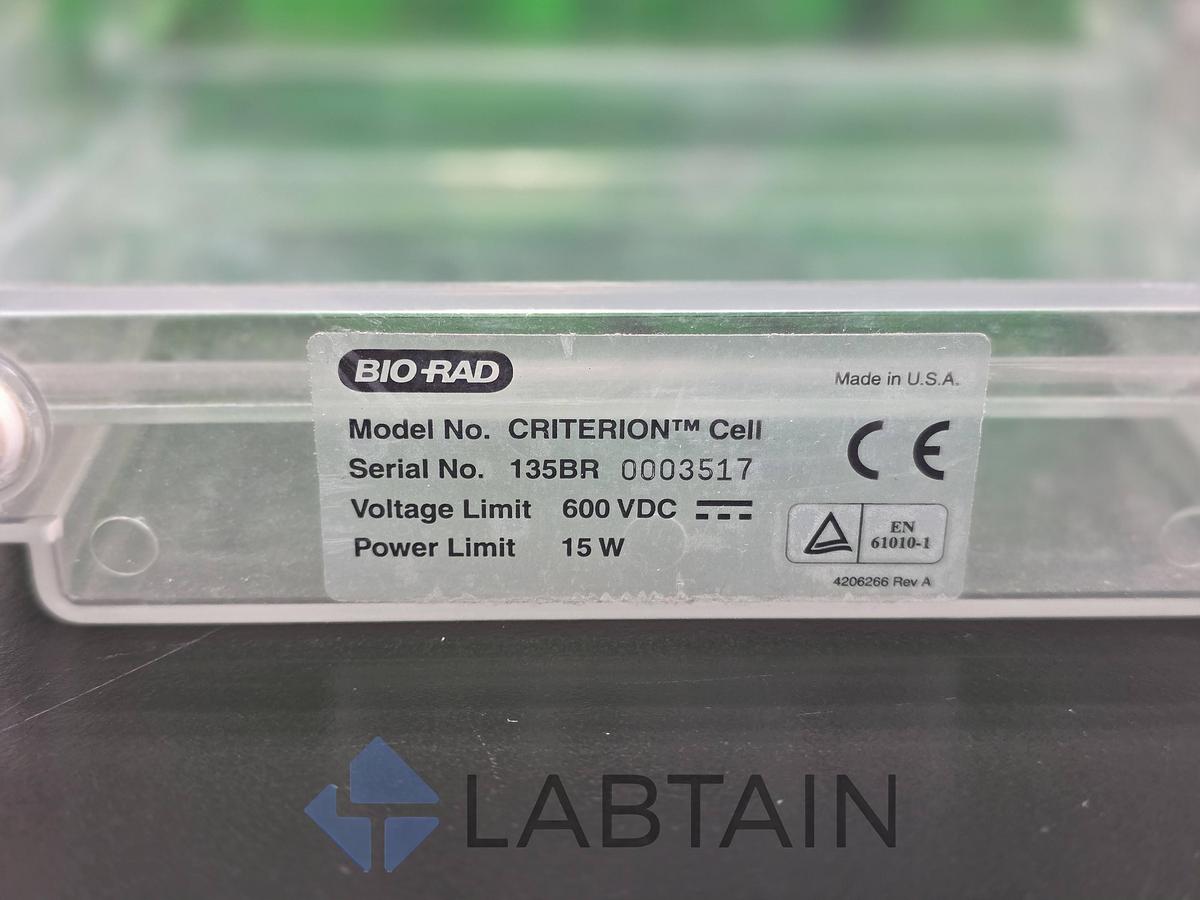 Used Bio-Rad Criterion Cell Midi Vertical Electrophoresis System