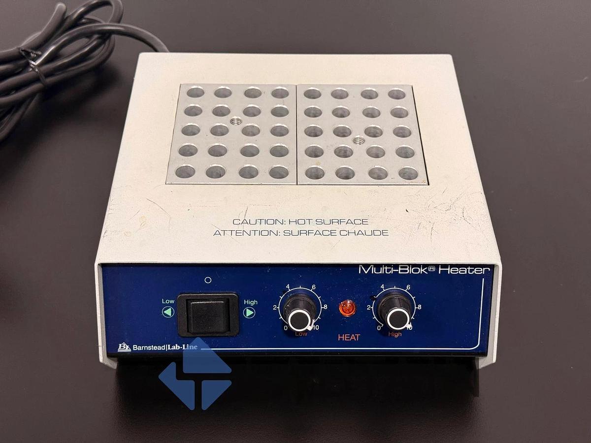 Used Barnstead Lab-Line 2052 Multi-Blok Two Position Dry Block Heater