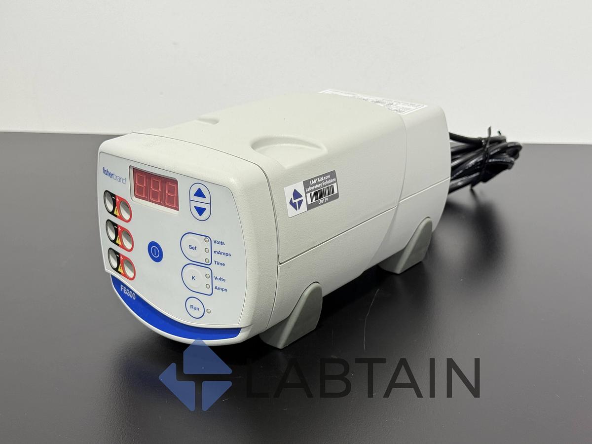 Used Fisherbrand FB300 Electrophoresis Power Supply 300V 400mA DNA Gel System C1596181212820 – Tested