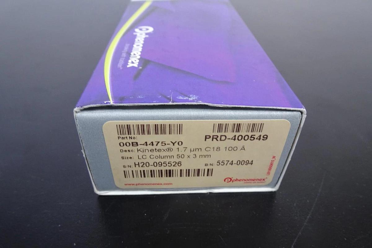 Phenomenex KINETEX | 00B-4475-Y0 | LC Column | 50X3mm 1.7 um C18 100 A |