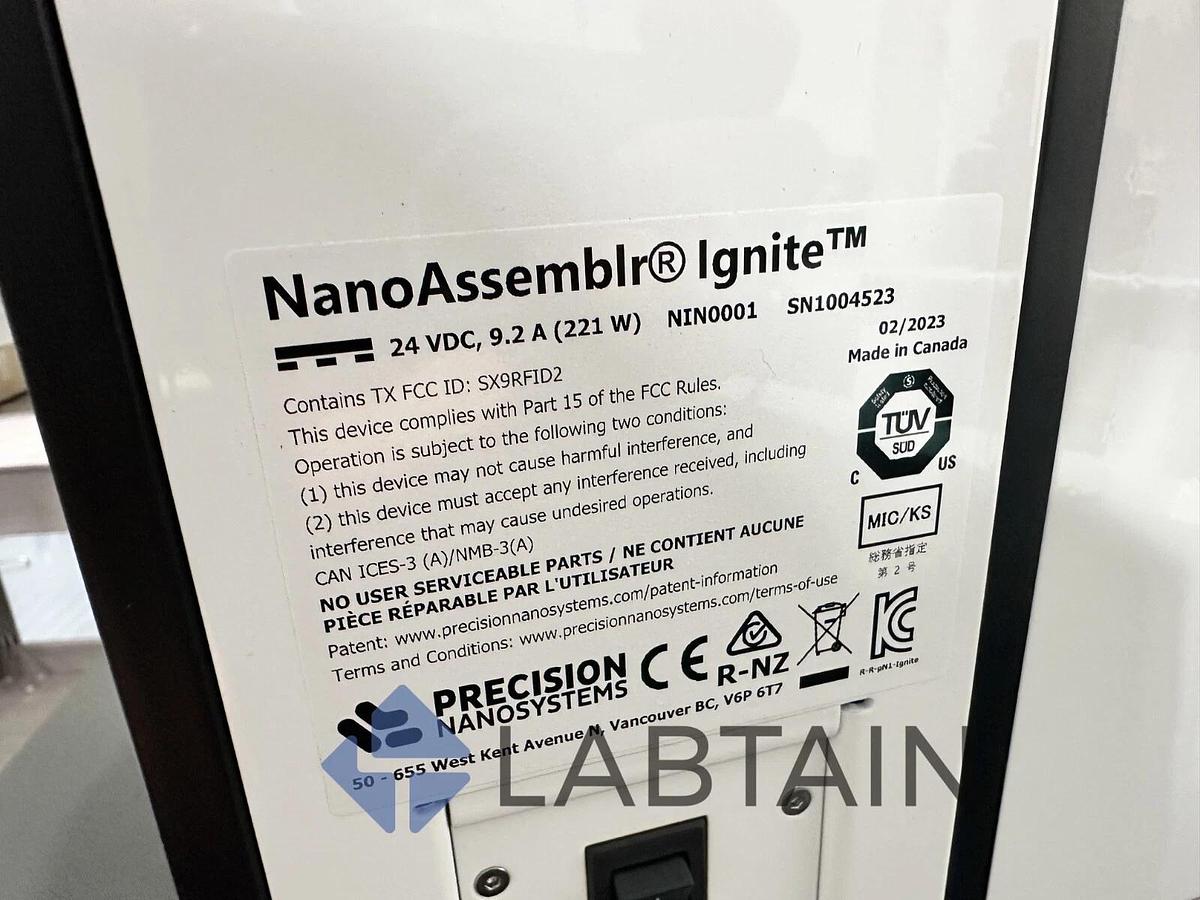 Used Cytiva / Precision Nanosystems NanoAssembler Ignite NIN0001 | Year:2023