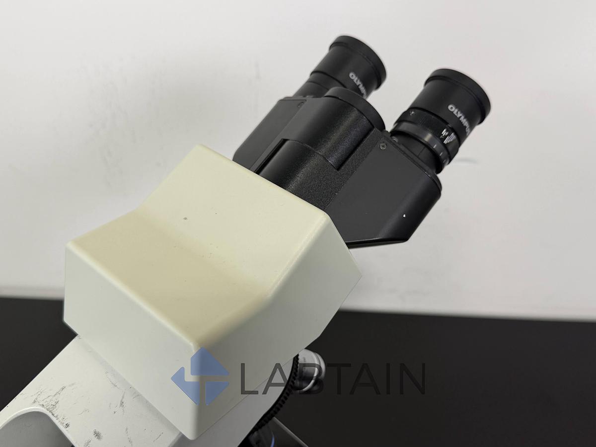 Used Olympus CX21FS1 Binocular Biological Microscope 4X 10X 40X 100X Objectives Used