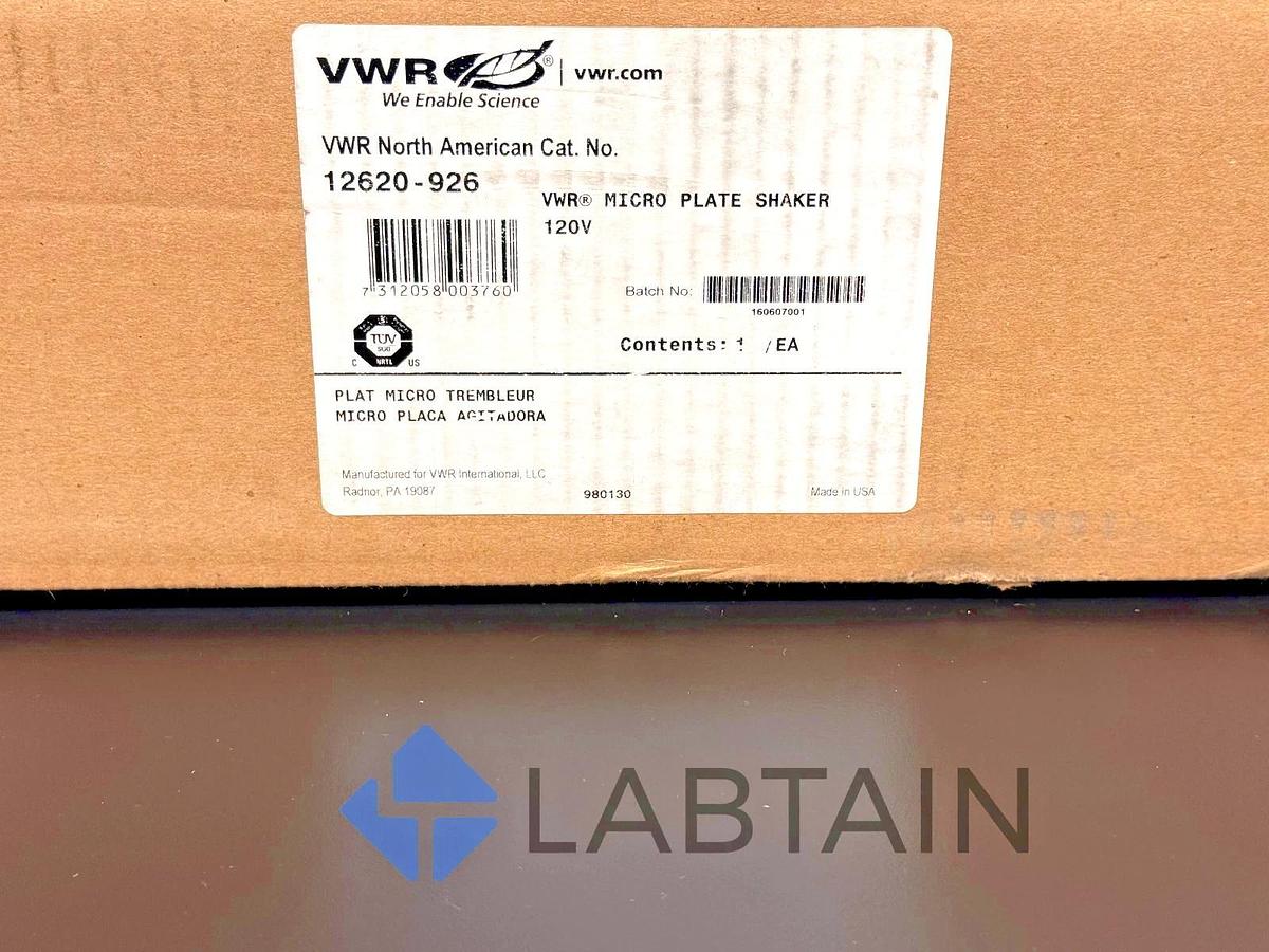 VWR 12620-926 Microplate Shaker – Compact Orbital Mixer – Excellent Condition