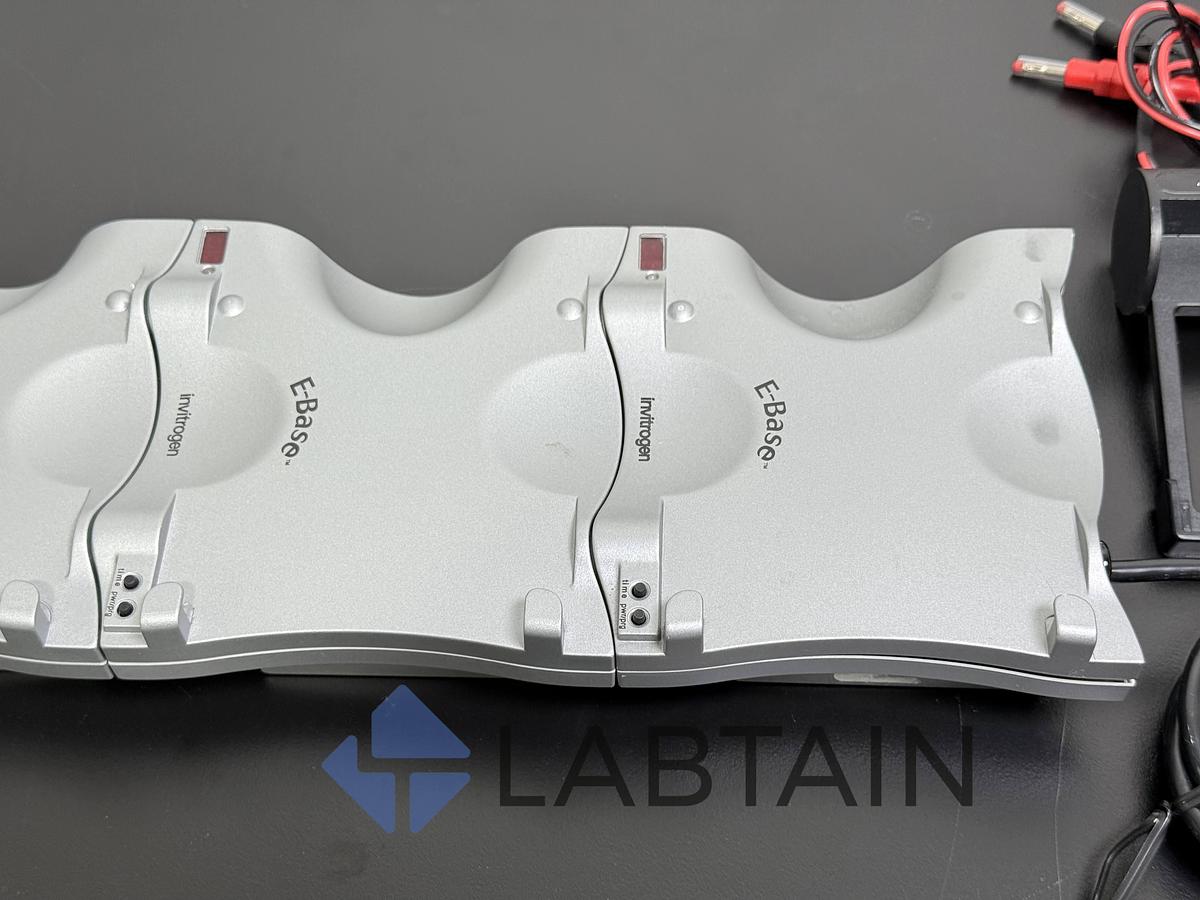 Used Invitrogen Mother E-Base EBM03 – 4-Dock E-Gel Electrophoresis Station with Power Cord & Leads