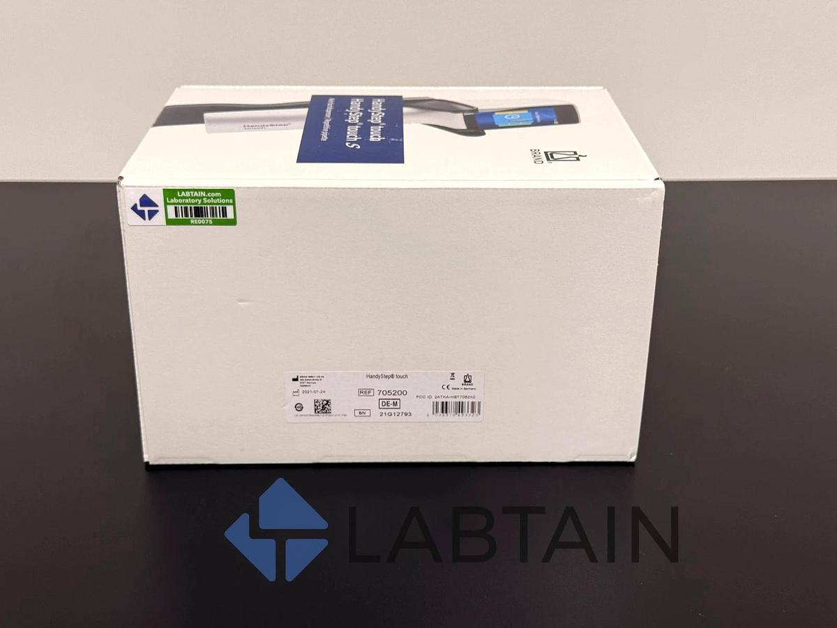 BRAND HandyStep Touch Electronic Repeating Pipette – Model 705200 – Touch Screen