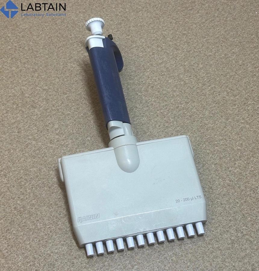 Used Rainin Pipet-Lite LTS L-200 | 20-200uL | 12-Channel Pipette w/Warranty * NICE