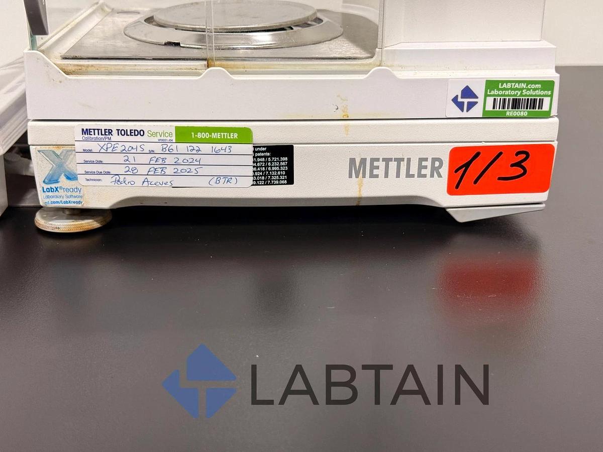 Used Mettler Toledo XPE204S Precision Balance Digital Scale