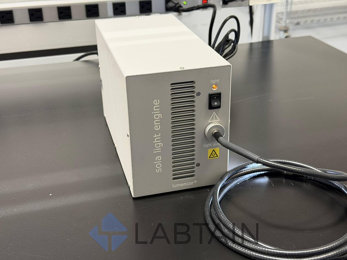 Used Lumencor SOLA SM 5-LCR-VA Light Engine LED Fluorescence Illuminator