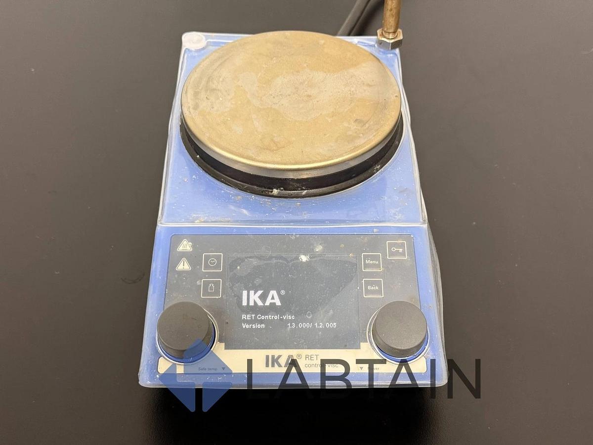 Used IKA RET CV S001 Control VISC Digital Magnetic (1700rpm, 340°C) w/ Temp Probe