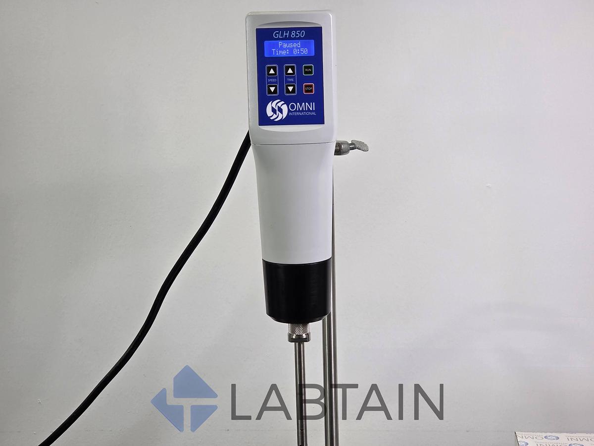 Used Omni International GLH 850 Digital Homogenizer Complete Processing Kit Used