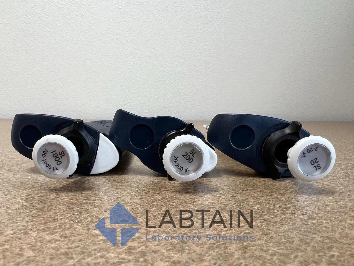 Used 3x] Rainin Pipet-Lite SL1000, SL200, SL20 - Single Channel Manual