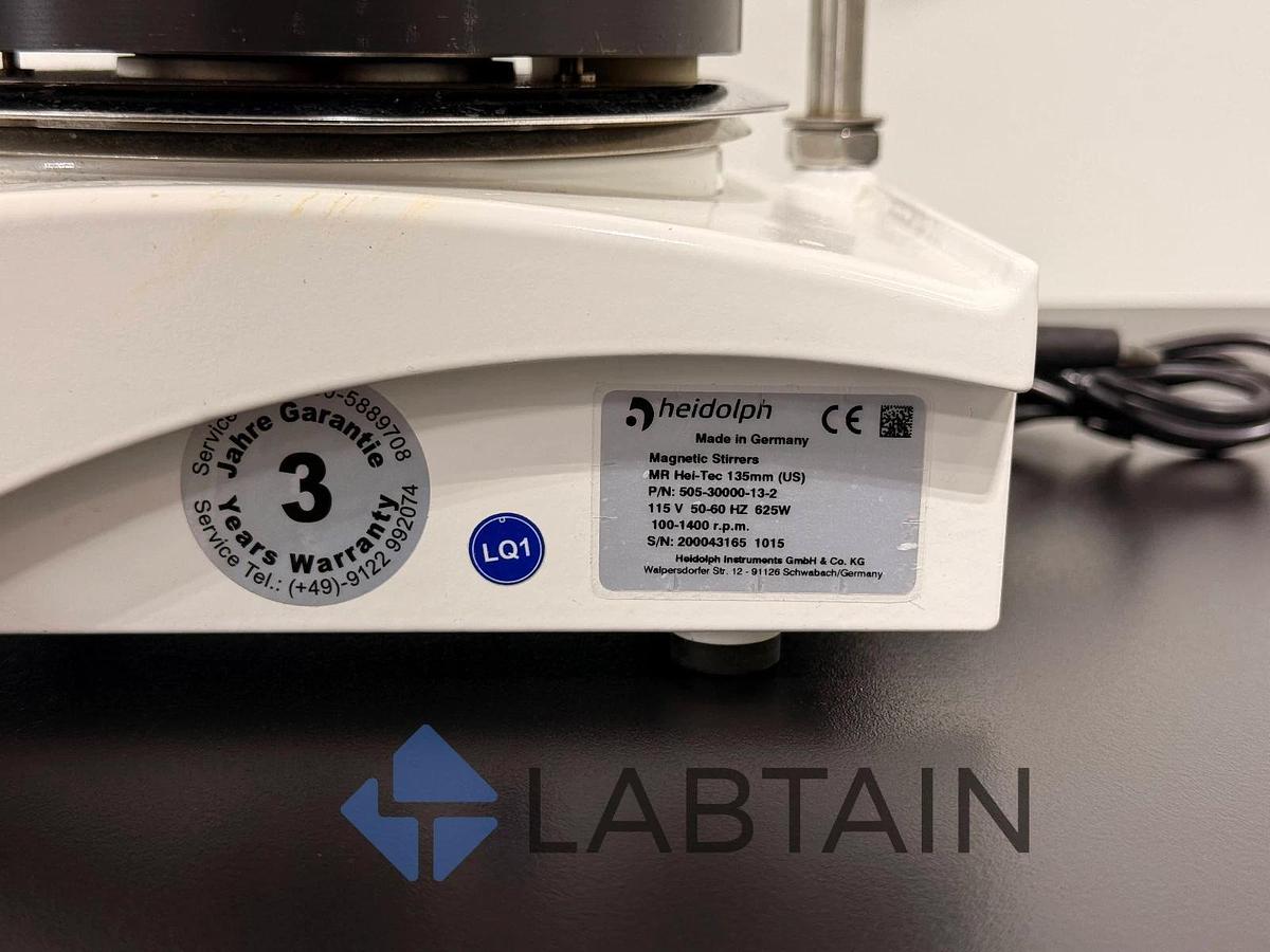 Used Heidolph 505-30000-13-2 Magnetic hotplate stirrer, MR Hei-Tec
