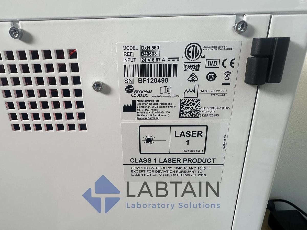 Used Danaher / Beckman Coulter DxH 560 Autoloader Hematology Analyzer – S/N BF120490 – Tested