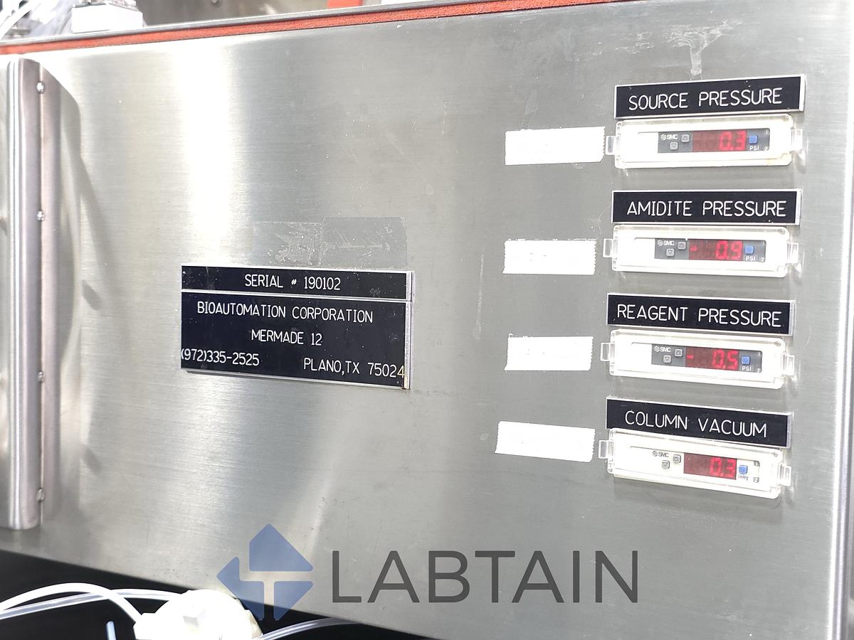 Used BioAutomation MerMade 12 Oligonucleotide Synthesizer | 12-Column DNA/RNA/LNA | Used