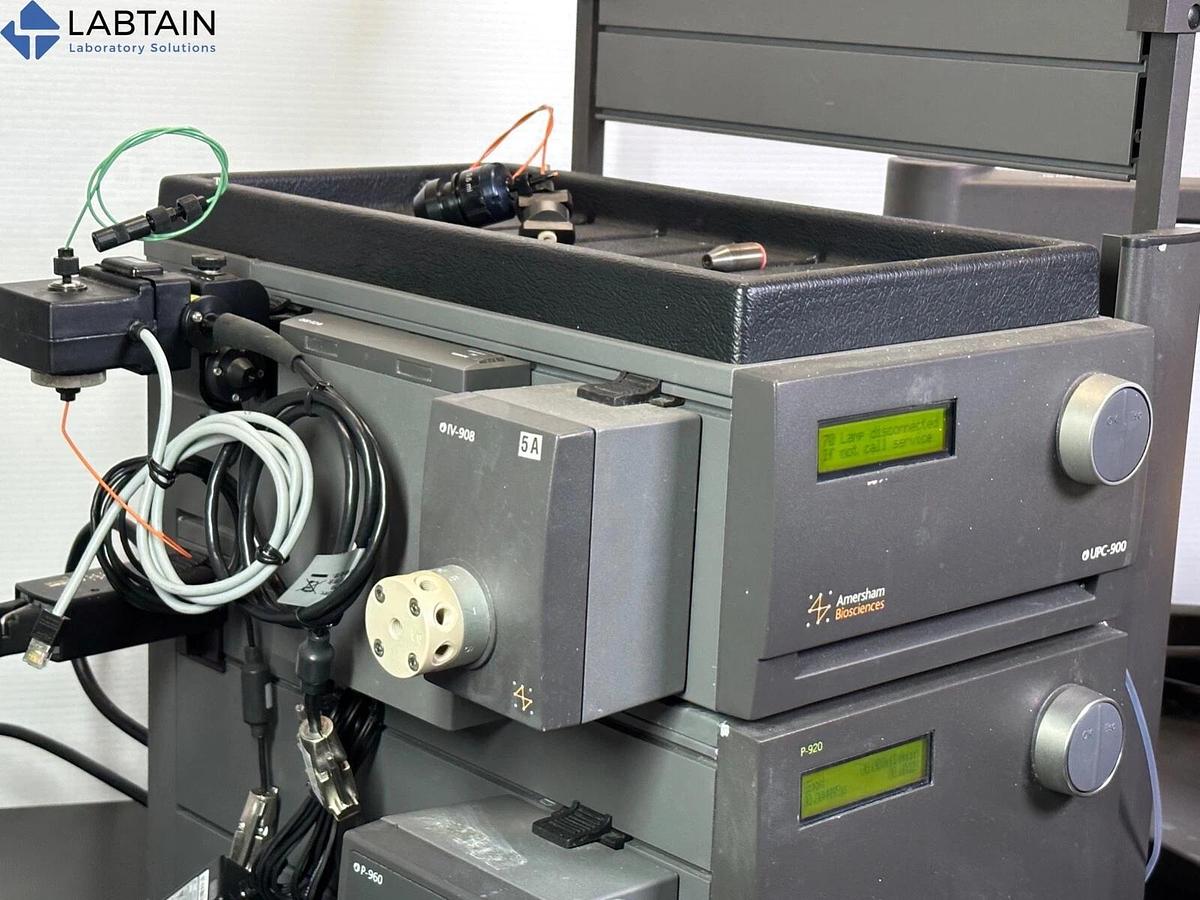 Used Amersham AKTA UHPLC System – FRAC-950, UPC-900, P-920, IV-908, P960, CU-950 – As-Is