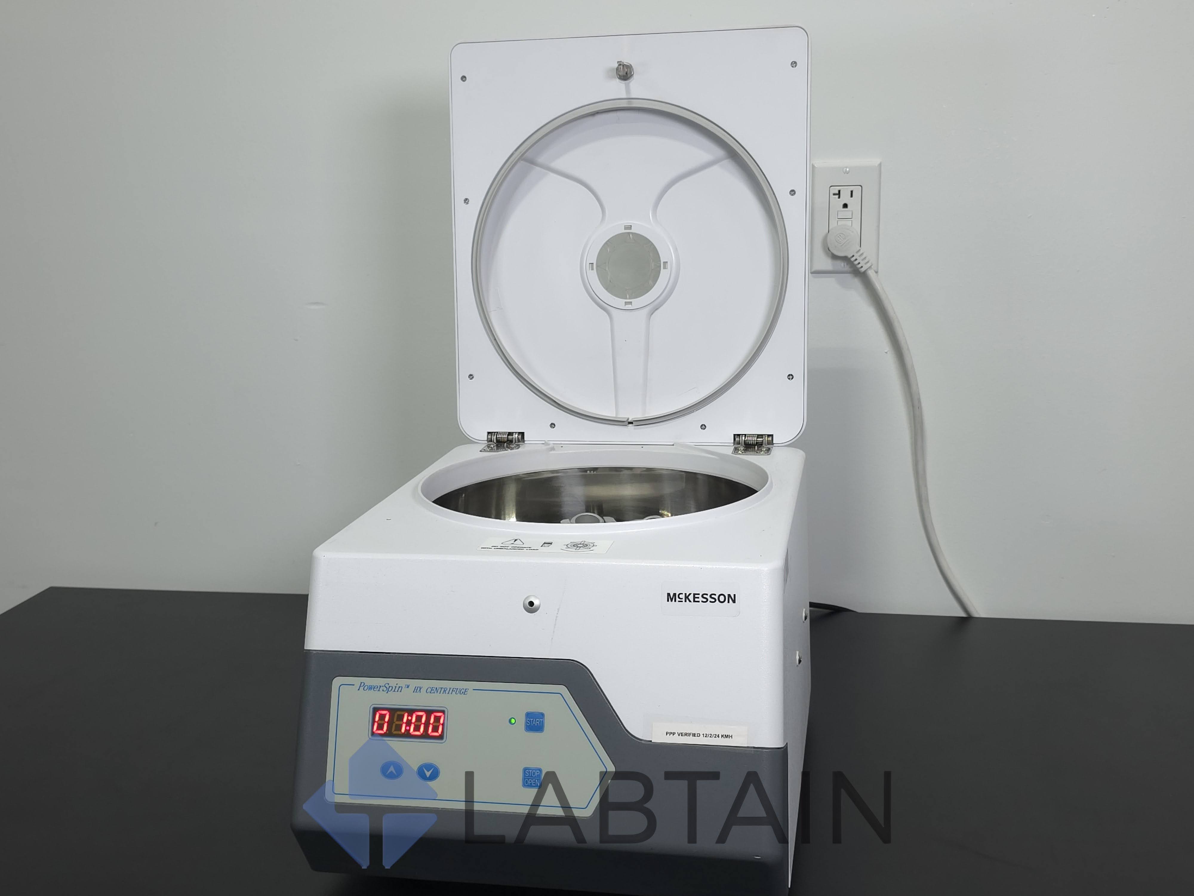 Used McKesson Unico PowerSpin HX Centrifuge 868R, 6-Place Horizontal Rotor, 3,400 RPM – Used