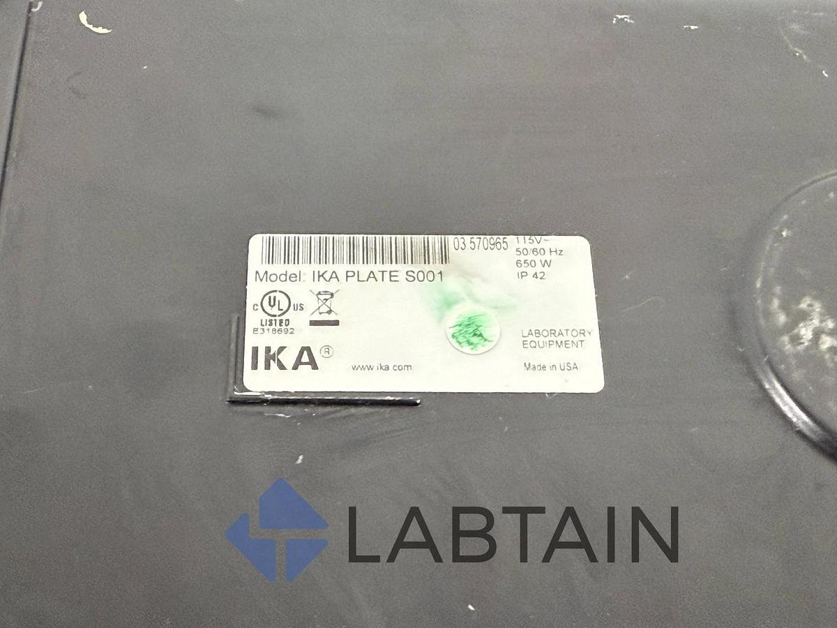 Used IKA PLATE S001 Magnetic Stirrer with Heating (1700rpm, 340°C)