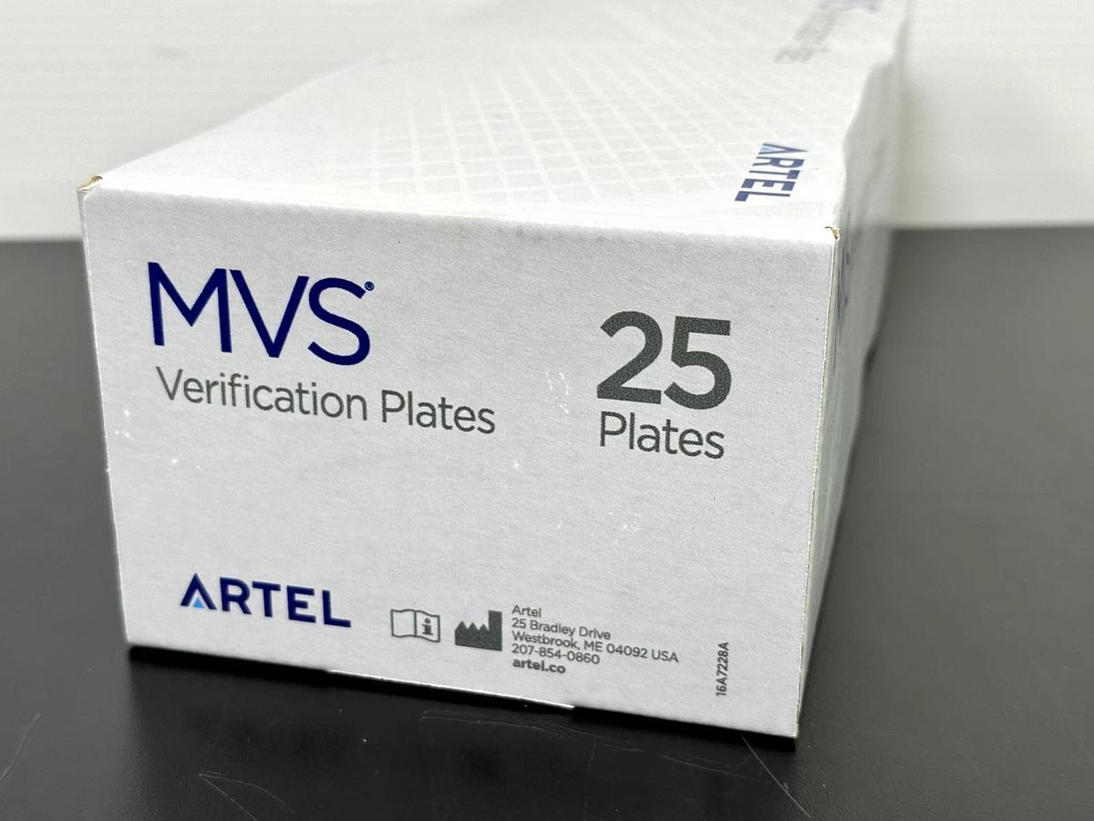Artel 384-Well Verification Plates – MVS-245 – Box of 25 Plates – Excellent Condition