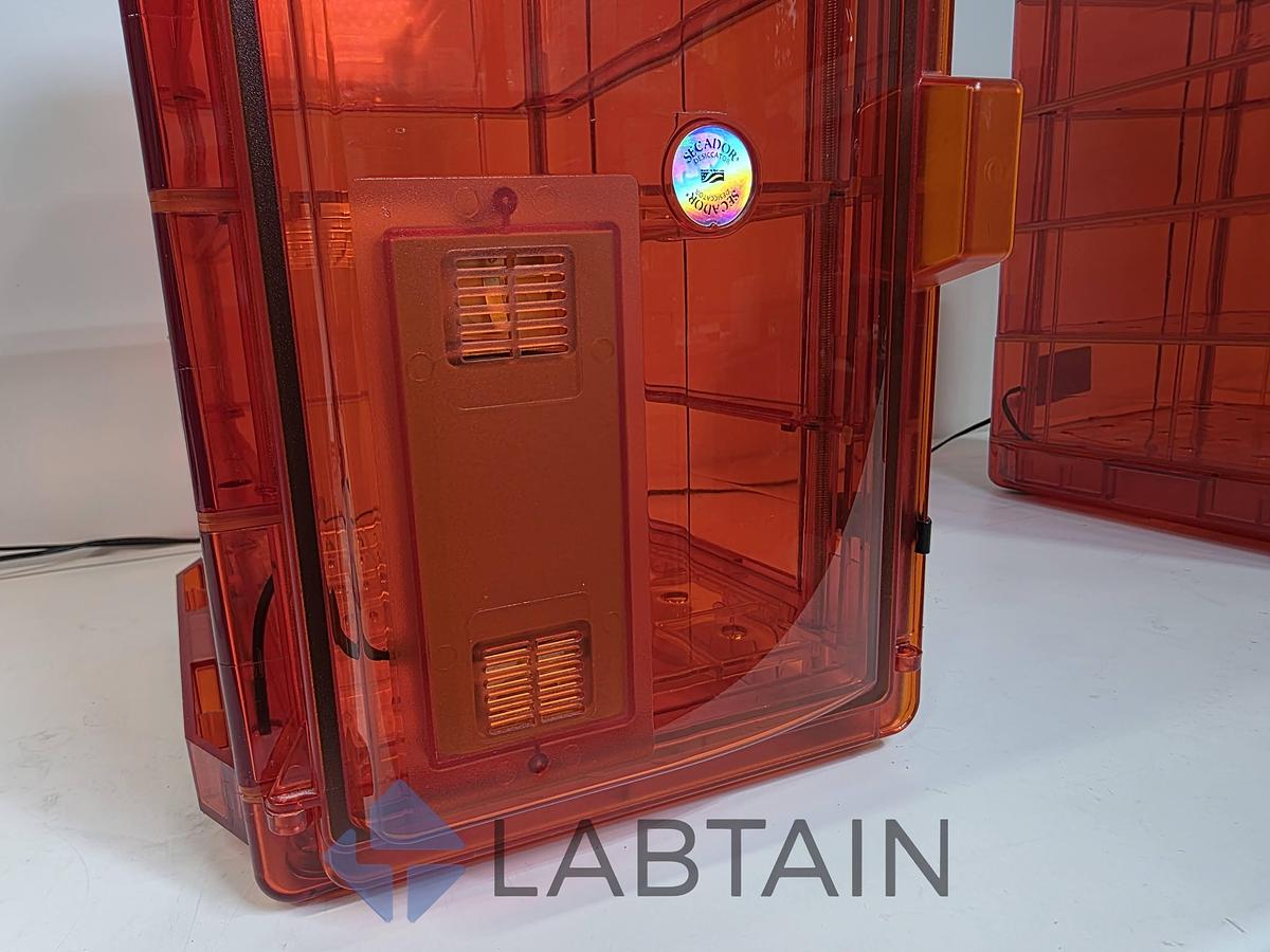 Used Bel-Art SP Scienceware Secador 4.0 Auto-Desiccator Cabinet Amber 120V