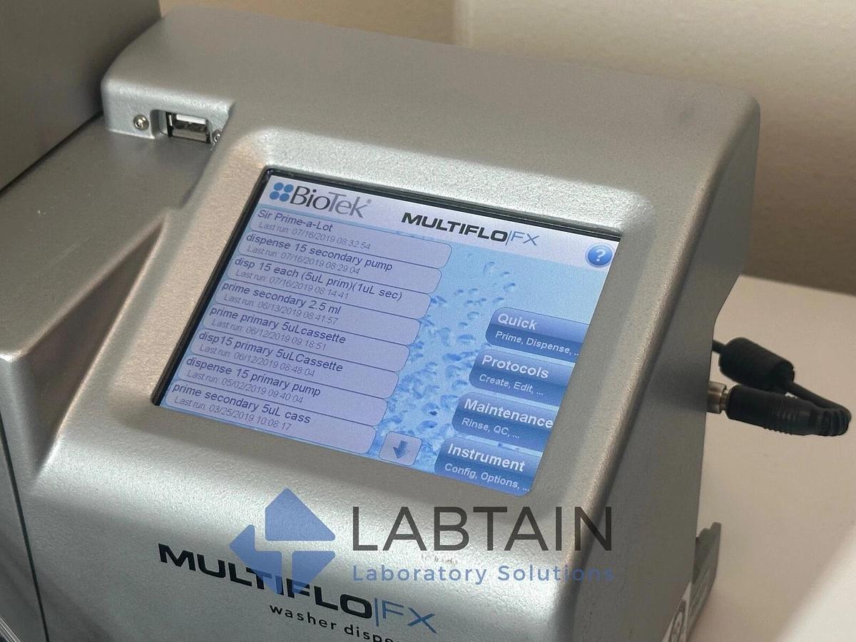 Used BioTek Agilent MultiFlo FX Microplate Washer & Dispenser – Model MFXP – 0.5 µL Dispense – Used