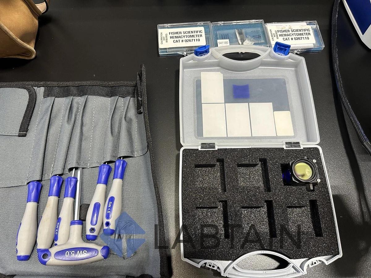 Used Zeiss Axio Vert.A1 Inverted Live Cell Imaging Microscope – LED – Axiocam – Software – TL Bright Light Issue