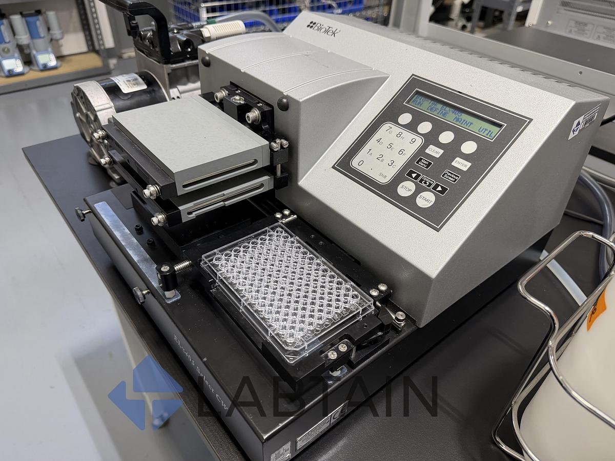 Used BioTek ELx405 Select CW Microplate Washer – With Pump & Bottles – Used – Lab Ready