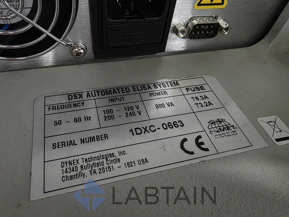 Used Dynex Technologies DSX Automated ELISA System 4-Plate Hardware Only