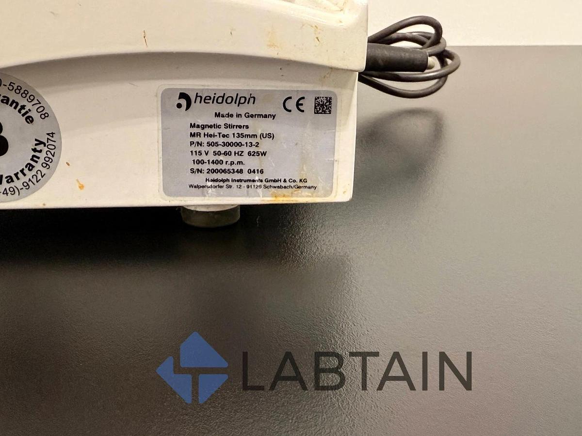 Used Heidolph MR Hei-Tec 135mm Magnetic Stirrer