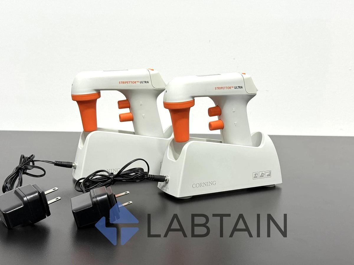 Used Corning Stripettor Ultra Electronic Serological Pipet Controller + Stand, 4099