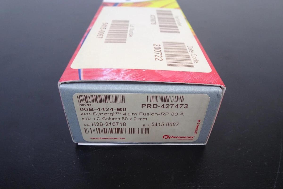 Phenomenex LC Column | 00B-4424-B0 | 50X2mm 4 um Fusion-RP 80 A |